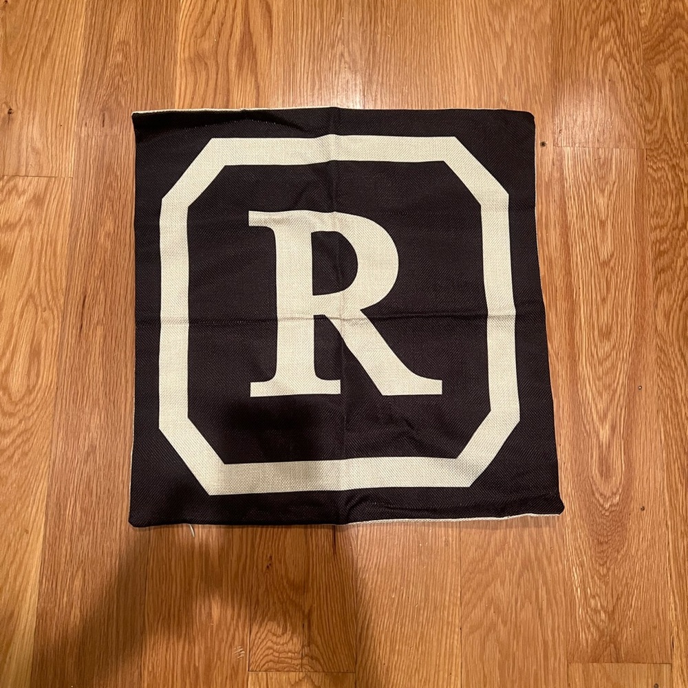 Monogram Pillow Cover
